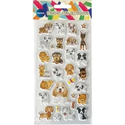 Uzlīmes dekor. puffy 23x30mm 20x35mm