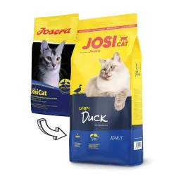 Kuiv kassitoit Josera JosiCat Crispy Duck, pardiliha, 10 kg