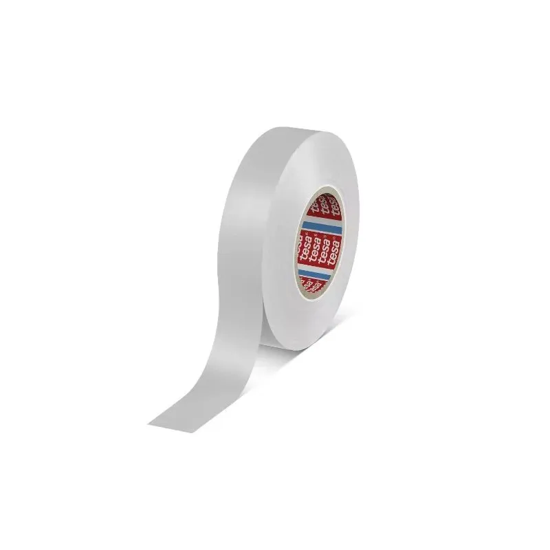 Elektrības izolācijas lente Tesa Premium, balta krās., 33 m