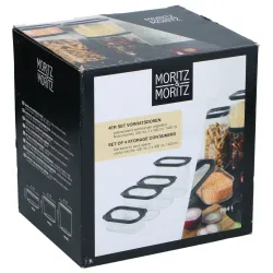 Pārtikas kastes komplekts, 0.4 - 1.4 l, 4 gab.