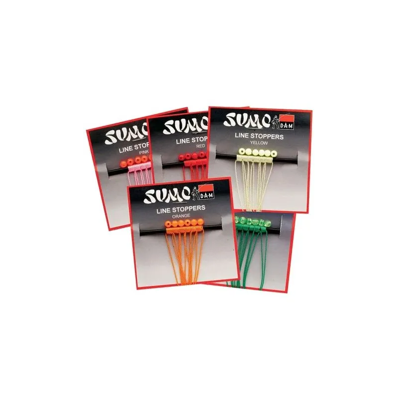 Stoperiai DAM 6 vnt. raudoni