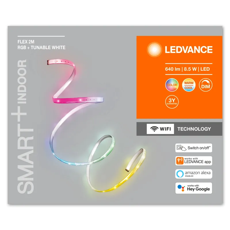 LED gaismas lentes pagarinājums Ledvance Smart+ Flex, 8.5 W, 2 m, IP20, 220 - 240 V