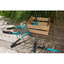 Грабельки Gardena 967093901, с рукоятью, синий цв.