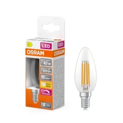 Lambipirn Osram LED, B35, 2700 °K, E14, 3.4 W, 470 lm