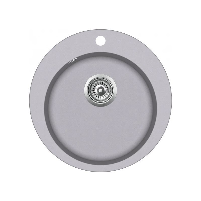 Granīta izlietne 505x505 ALUM. METALLIC