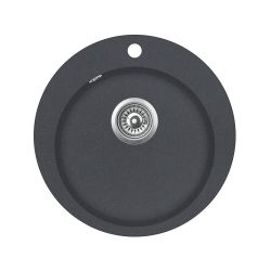 Kriauklė granitinė 505x505 Graphite