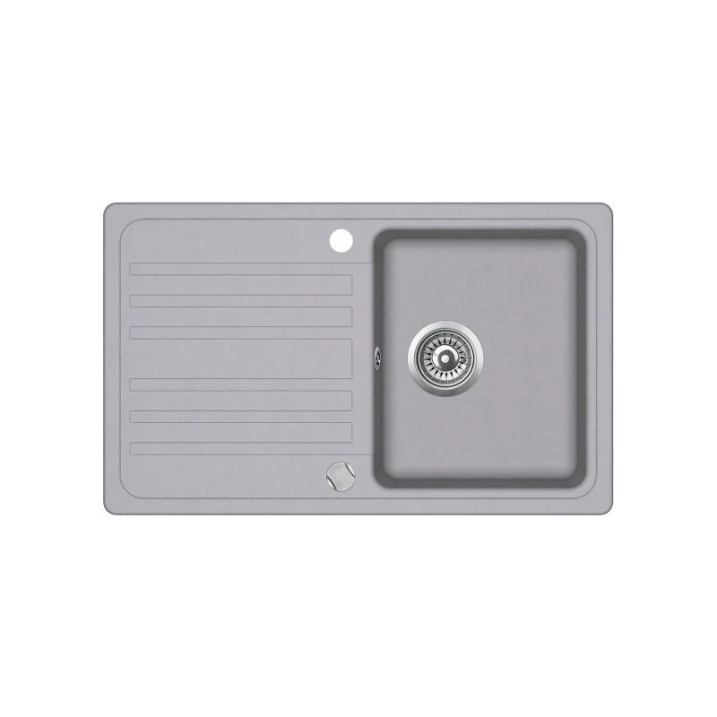 Granīta izlietne 460X765 ALUM. METALLIC AUT.