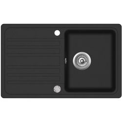 Granīta izlietne 460x765 BLACK METALLIC AUT.