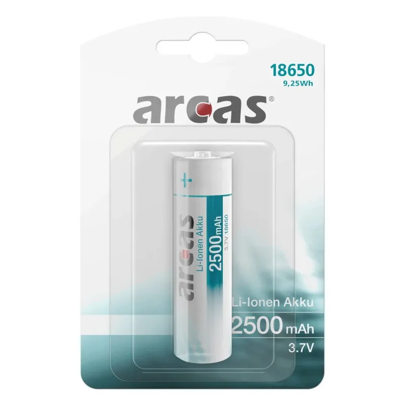 Uzlādējamās baterijas Arcas ARC R 3944, Li-Ion ,18650,, 2500 mAh