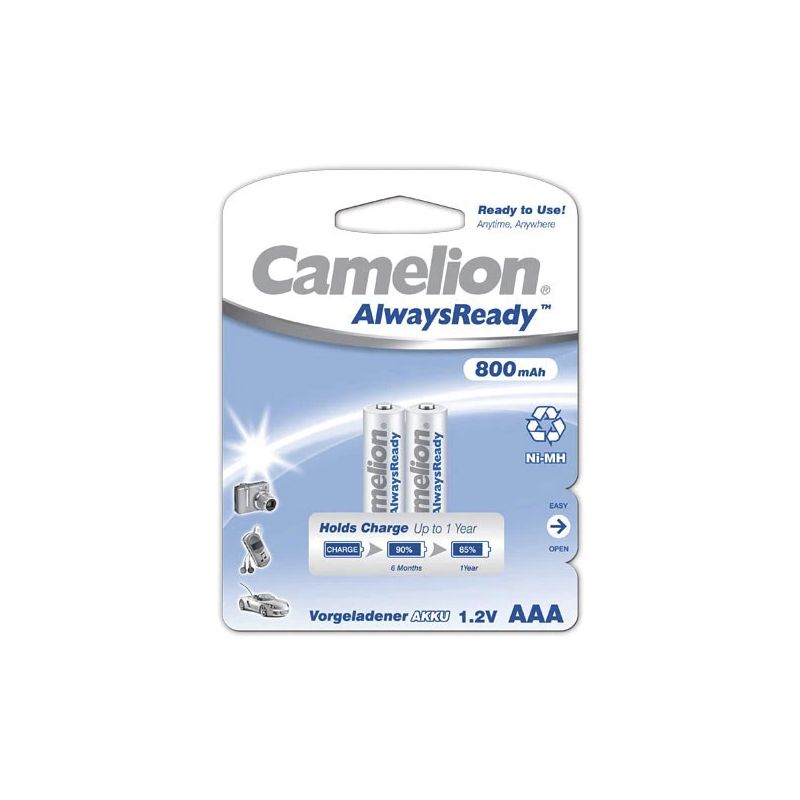 Baterijas lād. camelion aaa 800mah b2