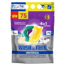 Kapsulas wash free univ.4in1 jasm.lav.75