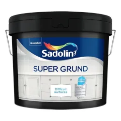 Krāsas gruntēšanai Sadolin Super Grund, balta krās., 9 l