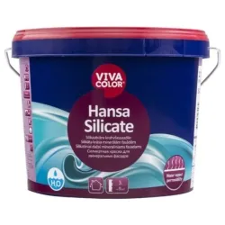 Fassaadivärv Vivacolor Hansa Silicate, valge v., 2.7 l