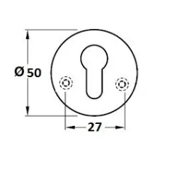 Uzlika cilindra val007 mat hroms