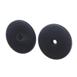 Durvju atslēgu uzlika Valnes, melna krās., 5.2 cm