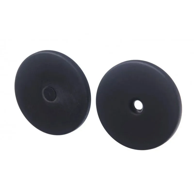 Durvju atslēgu uzlika Valnes, melna krās., 5.2 cm