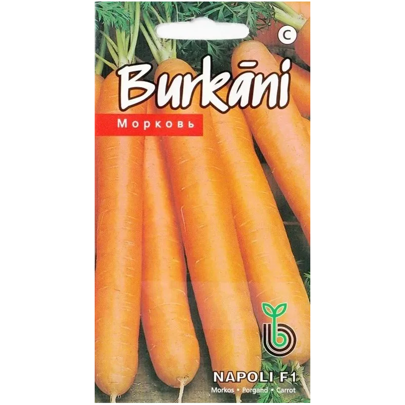 Sēklas Kurzemes sēklas, burkāns NAPOLI F1, 1 g