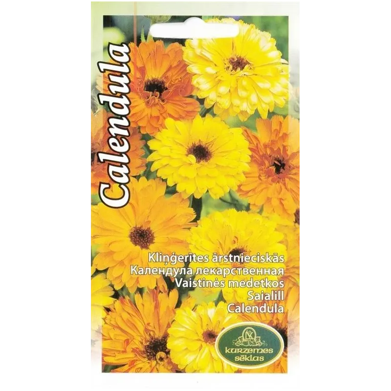 Sēklas Kurzemes sēklas klinģerītes Calendula Seeds, 5 g