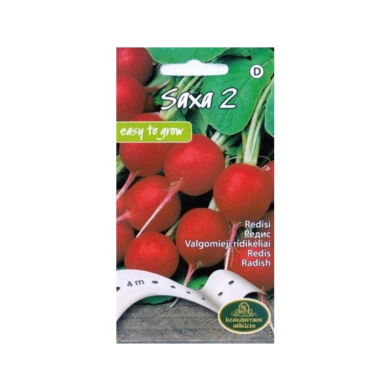 Sēklas redīsi saxa 2