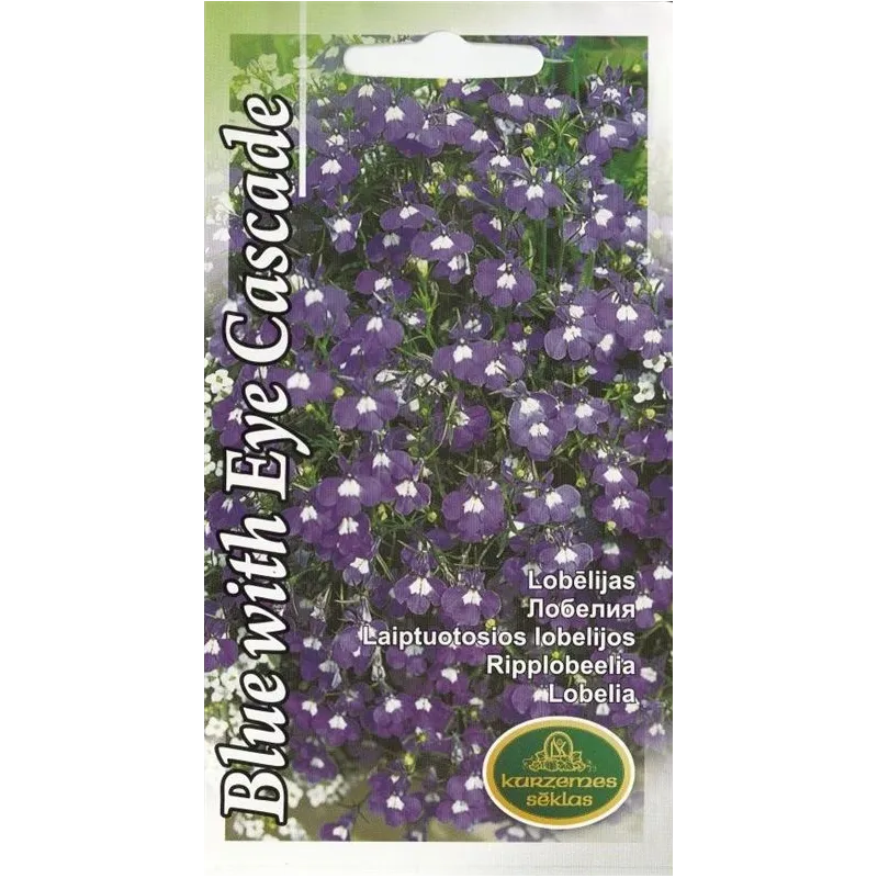 Sēklas lobēlijas Blue With Eye Cascade, 3 g