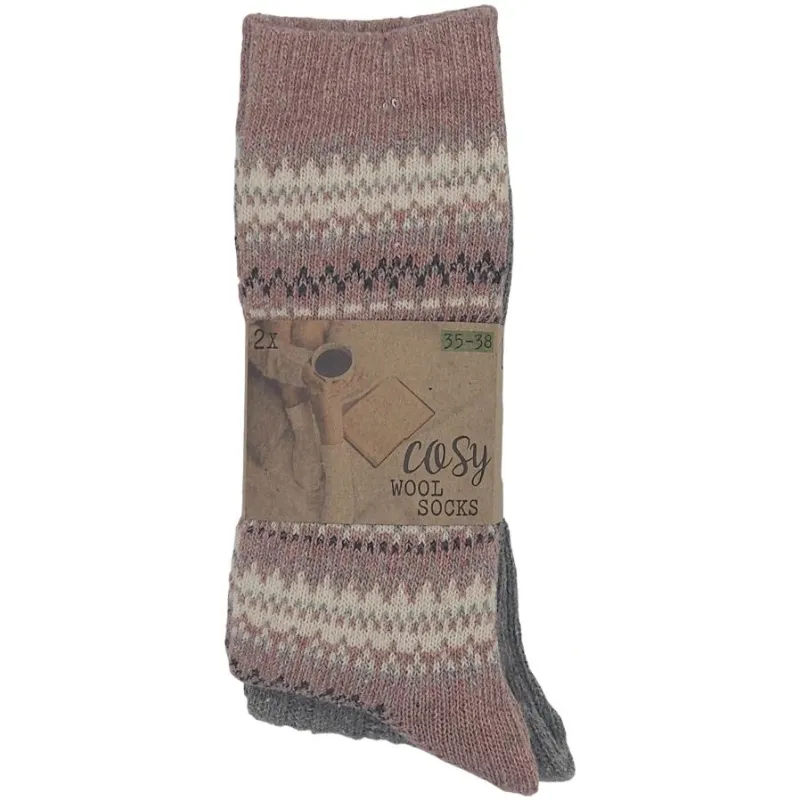 Sieviešu zeķes 132-35-38, daudzkrāsaina, 2 gab.