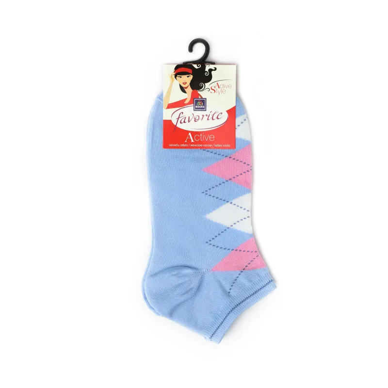 Sieviešu zeķes Bisoks, gaiši zila krās., 39-42