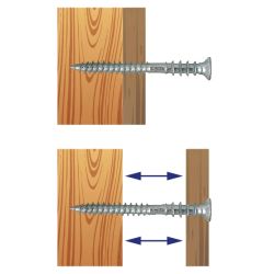 Regulējamā skrūve 6x120 tx25 zn 100