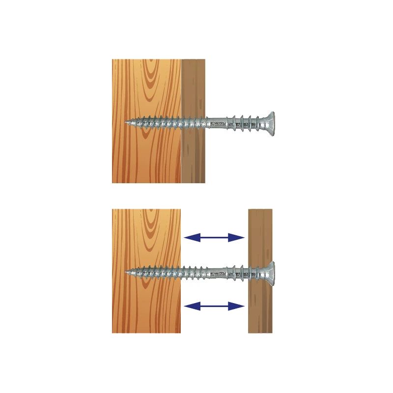 Regulējamā skrūve 6x120 tx25 zn 100