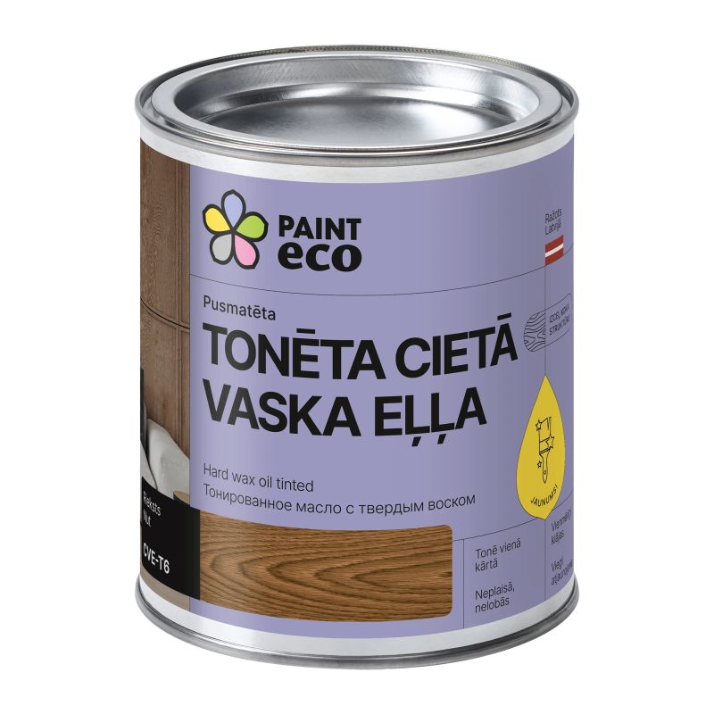 Eļļa ar cieto vasku rieksts 0.75l