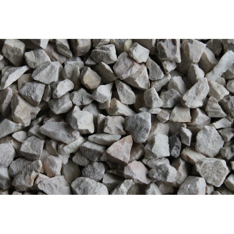 Dekoratīvie oļi 4-8mm 25kg balts