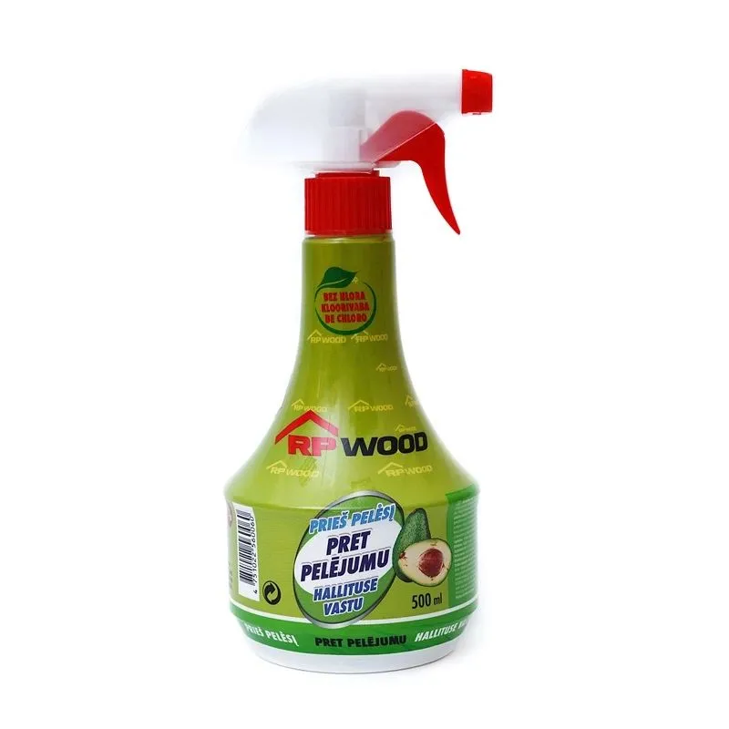 Koksnes aizsardzības līdzeklis RP Wood, pelējuma tīrīšanai, 0.5 l