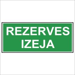 Uzlīme rezerves izeja, 20x8cm