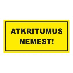 Norāde atkritumus nemest 16x32cm