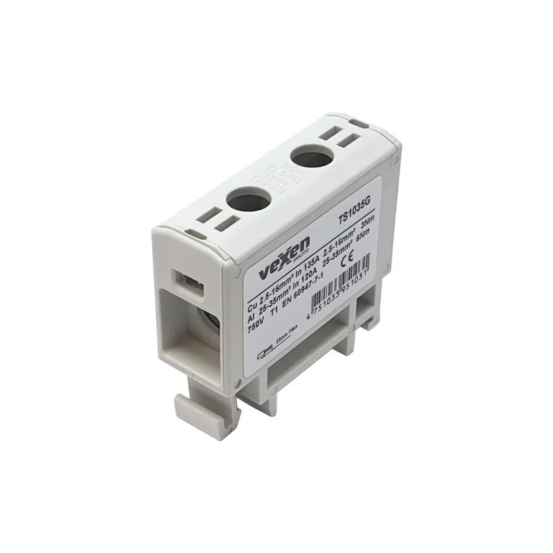 Savienojuma spaile Vexen Electric TS1035G, 2,5–35 2,5–35 mm², pelēka krās.