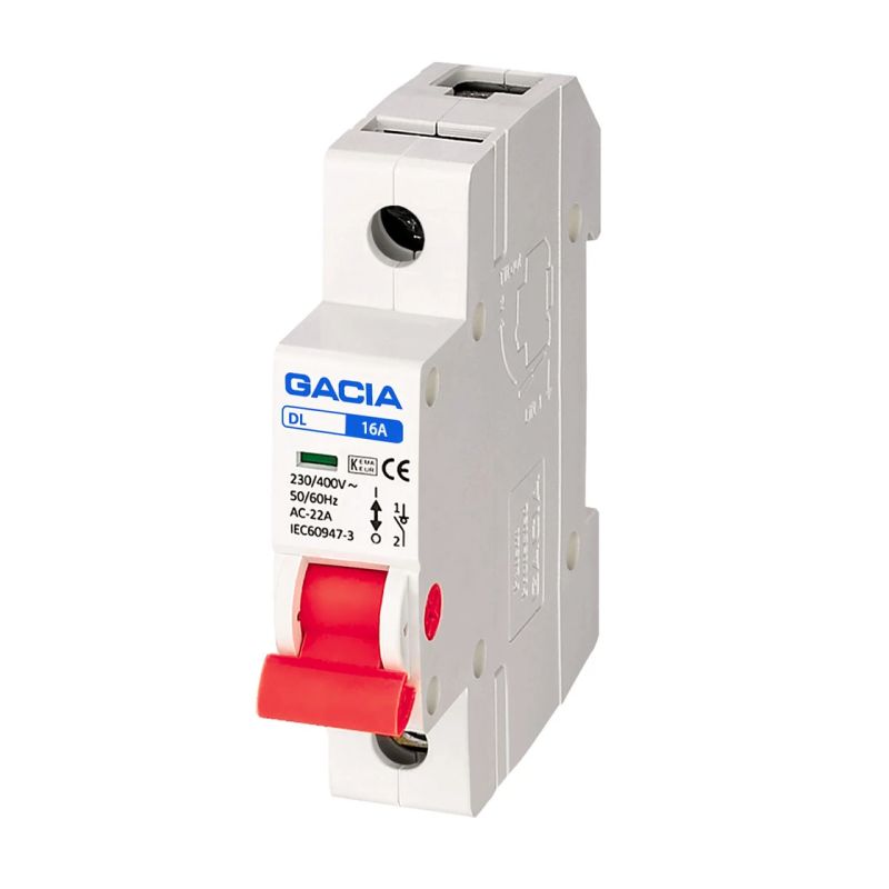 Modulārais slēdzis dl-125 1p 16a