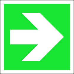 Norāde virziens uz evak. izeju 10x10