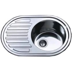 Iegriežama nerūsējoša izlietne 770x500 labā