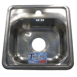 Iegriežama nerūsējoša izlietne 380x380