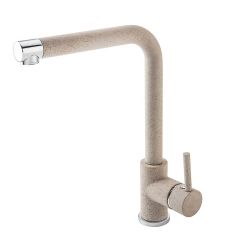 Ūdens maisītājs virtuves izlietnei Helika Forte, L Beige