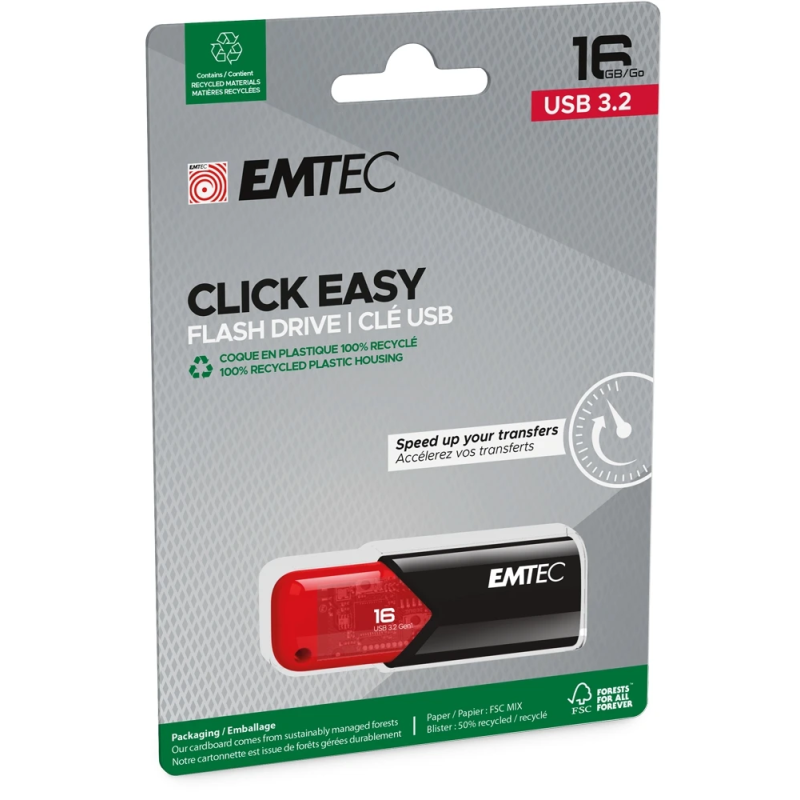 Emtec USB3.2 Click Easy B110 16GB