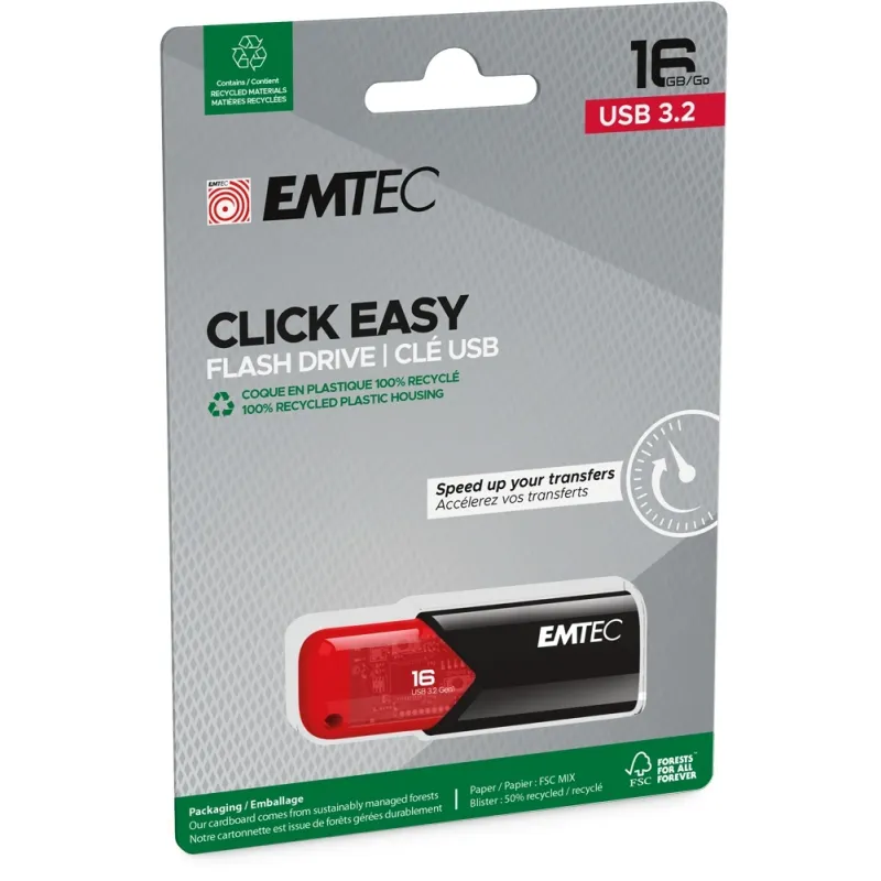 Emtec USB3.2 Click Easy B110 16GB