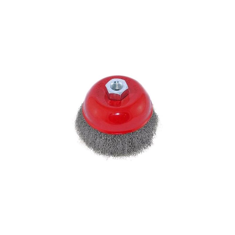 Koniskā birste D-60mm, tērauda, ar vītni M14