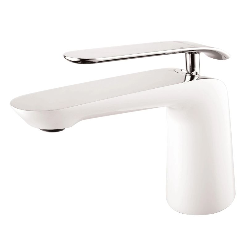 Maisītājs keramiskāi izlietnei Vento Tivoli, balts-hroms