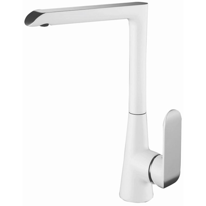 Ūdens maisītājs virtuves izlietnei Vento Ravena, balts-hroms