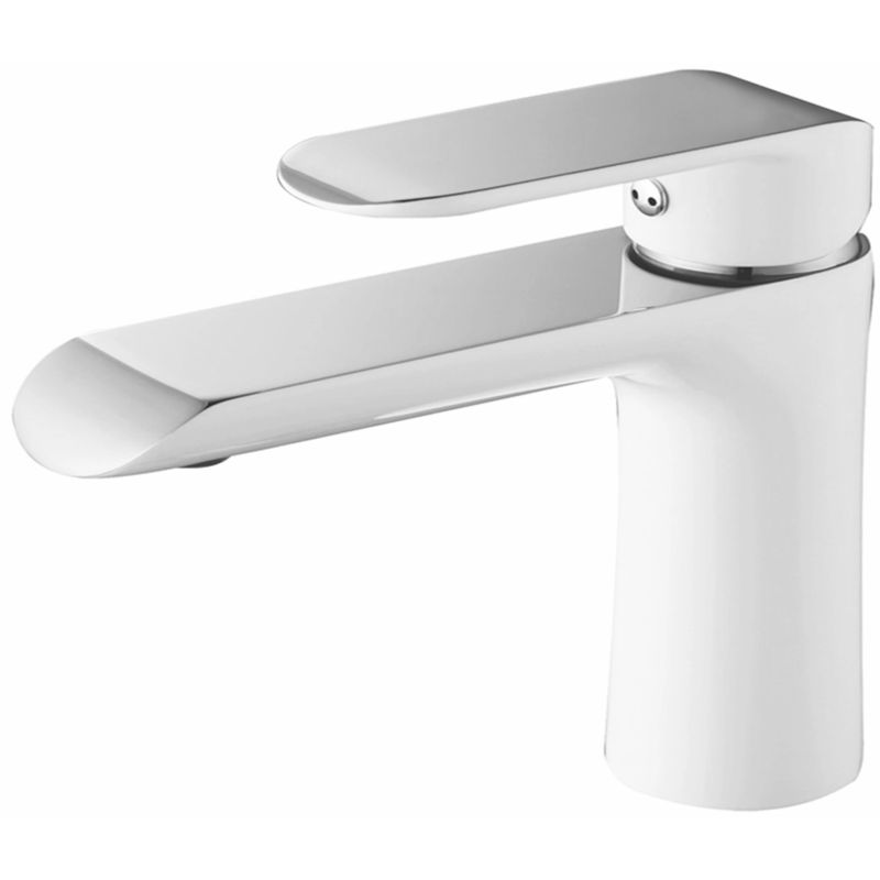 Maisītājs keramiskai izlietnei Vento Ravena, balts-hroms