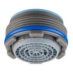 Neoperl Cascade SLC Cache iebuvējams silikona aerators M24 ar plūsmas lenķa regulāciju