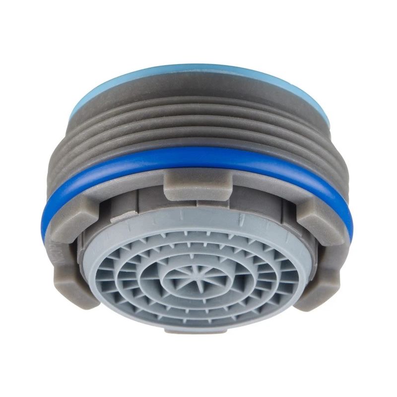 Neoperl Cascade SLC Cache iebuvējams silikona aerators M24 ar plūsmas lenķa regulāciju