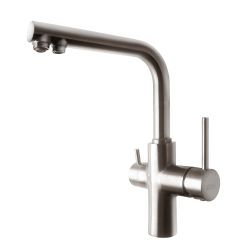 Ūdens maisītājs virtuves izlietnei Vento Cucina ar filtra krānu, niķelēts