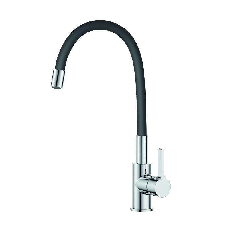 Ūdens maisītājs virtuves izlietnei Vento Cucina Flexy 2 melns-hroms