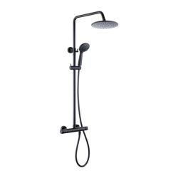 Dušas termostats Vento UNI4011, ar garnitūru, melns